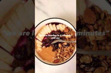 Viral 30g Protein Coffee Yogurt Bowl | Healthy Breakfast Idea #shorts #yogurtbowl