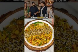 Madhuri Dixit's Favorite Maharashtrian Sprouted Kanda Poha | Healthy Protein Poha Recipe