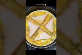 Lazy morning easy and healthy breakfast recipe #breakfast #recipe #shorts