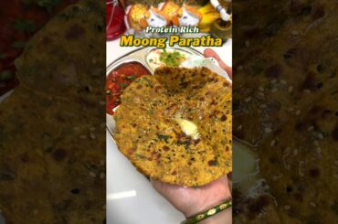 High Protein Rich Moong Paratha - Best Paratha for Dieting and Weightloss #paratha #moong #masala