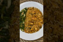 High Protein Paneer Chickpea Rice Recipe | Healthy One Pot Meal #shorts