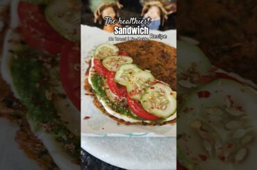 healthy sandwich recipe without bread| veggies sandwich #food #shorts #recipe #recipes #sandwich