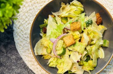 Easy Iceberg Lettuce Salad Recipe | Healthy Cucumber Salad with Sesame Dressing | Quick Lunch Recipe