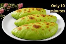 No Flour No Maida Quick Healthy Breakfast recipe | Vegetarian Dinner Recipe | kids lunch box recipe