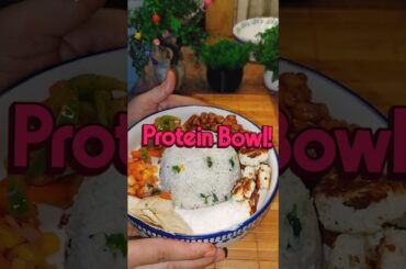 High Protein Mexican Rice Bowl | Easy Healthy Lunch for Weight Loss #Shorts #ytshorts #easynutrition