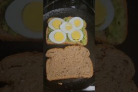Simple Avacado Egg Sandwich Recipe...#shorts #shortvideo #shortsfeed #sandwich #food #bread #recipe