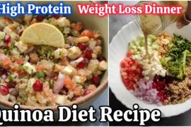 High Protein Quinoa Weight Loss Dinner Recipe| Vegetable Quinoa for Weight Loss. How to Make Quinoa