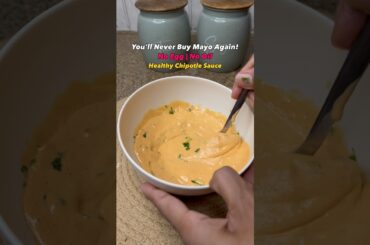 Healthy Chipotle Sauce | 25g Protein | No Oil | No Egg | Weight Loss #shorts