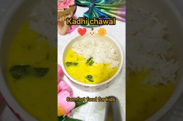 Creamy Kadhi Chawal for Kids | Easy & Healthy Toddler Lunch Recipe #babyfood #shortsfeed #viral