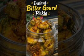 Instant Bitter Gourd Pickle Recipe #viral