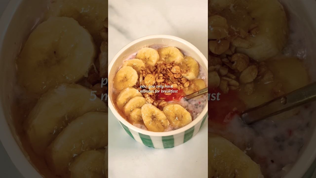 5-Minute Healthy Yogurt Bowl | Healthy Breakfast Idea #shorts #yogurtbowl 5-Minute Healthy Yogurt Bowl | Healthy Breakfast Idea #shorts #yogurtbowl