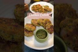 Healthy Chicken Cutlet Recipe | Butter-Fried & Waffle Maker Version | Easy Dinner Idea