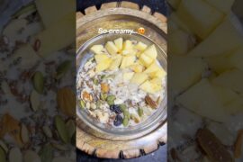 Cooked oats breakfast | shobhas kitchen #ytshorts #oatsrecipe #overnightoats #oatmeal #weightloss