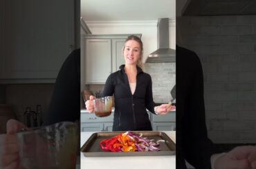 Easy Sheet Pan Cashew Chicken Healthy High-Protein Dinner Recipe |Better Than Takeout #HealthyDinner