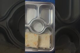 Easy & Healthy Kids Tiffin | Cucumber Sandwich + Mango + Salad #shorts
