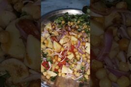 Healthy Salad|Aloo Channa Chaat|Protein Salad Chaat