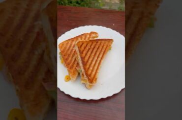 Quick  Vegetable Sandwich Recipe | Easy 10-Minute #shorts #cookfortwo