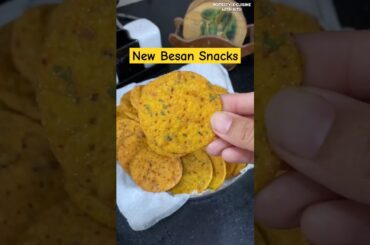 New Besan Snacks #recipe  #viralrecipe #shorts