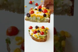 Easy Sourdough Cottage Cheese Toast #highprotein#healthyrecipes#QuickMeals #FoodShorts#eggfreebaking