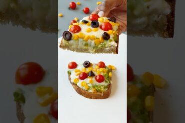 Easy Sourdough Cottage Cheese Toast #highprotein#healthyrecipes#QuickMeals #FoodShorts#eggfreebaking