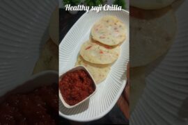 Healthy suji Chilla Recipe# Shorts # Trending # Viral # cooking # Easy Recipe # Homemade # Breakfast