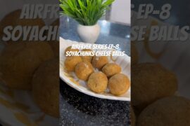 Soayachunks cheese balls #food #protein #healthysnacks #healthyfood #airfryerrecipes #cooking #yt