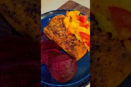 Air-Fried Swordfish with Fresh Mango Salsa | Easy Healthy Dinner Recipe