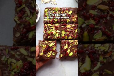 No Bake High Protein Brownie Recipe