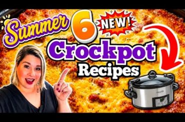 6 NEW SUMMER CROCKPOT RECIPES You NEED To MAKE to BEAT THE HEAT!
