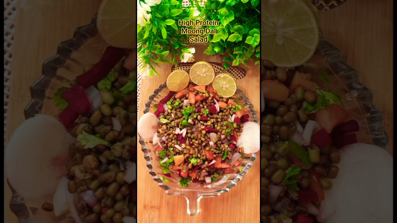 High Protein Moong Dal Salad#shorts#protiensalad #moongdal #food #recipe #asmr #salad #daal#protien High Protein Moong Dal Salad#shorts#protiensalad #moongdal #food #recipe #asmr #salad #daal#protien