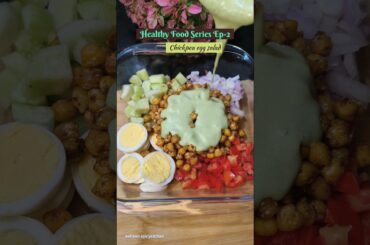 Super Healthy Chickpea Egg Salad #salad #shorts #trending #viral