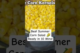 Summer Corn Salad in 10 Minutes  | Easy Healthy Salad Recipe #Shorts