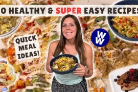 10 EASY & Healthy Recipes for Weight Loss | WeightWatchers Points & Calories | Quick Meal Ideas