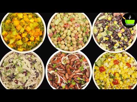 6 High Protein Salad Recipes | Healthy Salad Recipes | Protein-packed salad | Healthy protein salad 6 High Protein Salad Recipes | Healthy Salad Recipes | Protein-packed salad | Healthy protein salad