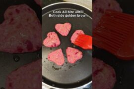 Healthy Veggie Heart Bites | Colorful Finger Food for Babies #shortvideo #ytshorts #shorts #blwbaby