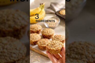 3-Ingredient Banana Oat Bites | Healthy Breakfast Recipe