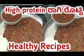 High protein raagi rotti Healthy Weight loss recipes