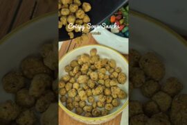Crispy Soya Snacks | No Deep Fry | High Protein Healthy Snack #Shorts #recipe #soya #healthysnacks