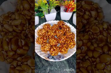 Healthy Peanut Laddu Recipe l #youtubeshorts #recipe