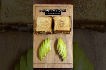 5 Minute Sandwich - 58g Protein. #recipe #cooking #easyrecipe #healthyfood