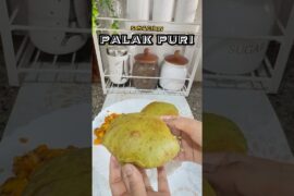Soft & Crispy Palak Puri | Healthy Breakfast Recipe | #schooltiffinbox #food #lunchbox #kidsdelight