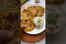 Zero Oil | High Fibre | Veg-Packed | weight loss Recipe #shorts #weightloss