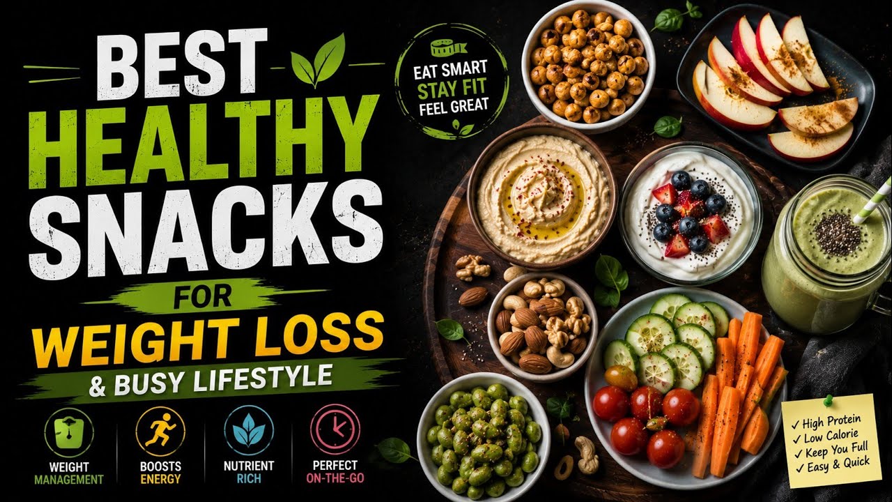 Best Healthy Snacks for Weight Loss & Busy Lifestyle Best Healthy Snacks for Weight Loss & Busy Lifestyle