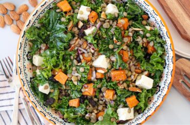 This Kale Lentil Salad Is So Good, You'll Forget It's Healthy