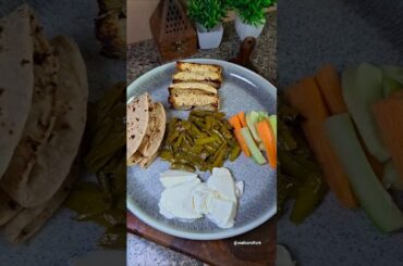 Healthy Kids Lunch Plate Idea | Roti, Paneer & Veggies #shorts #lunchideas