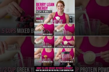 Lose Weight Fast: The 21-Day High Protein Smoothie Plan #healthyfood #shorts