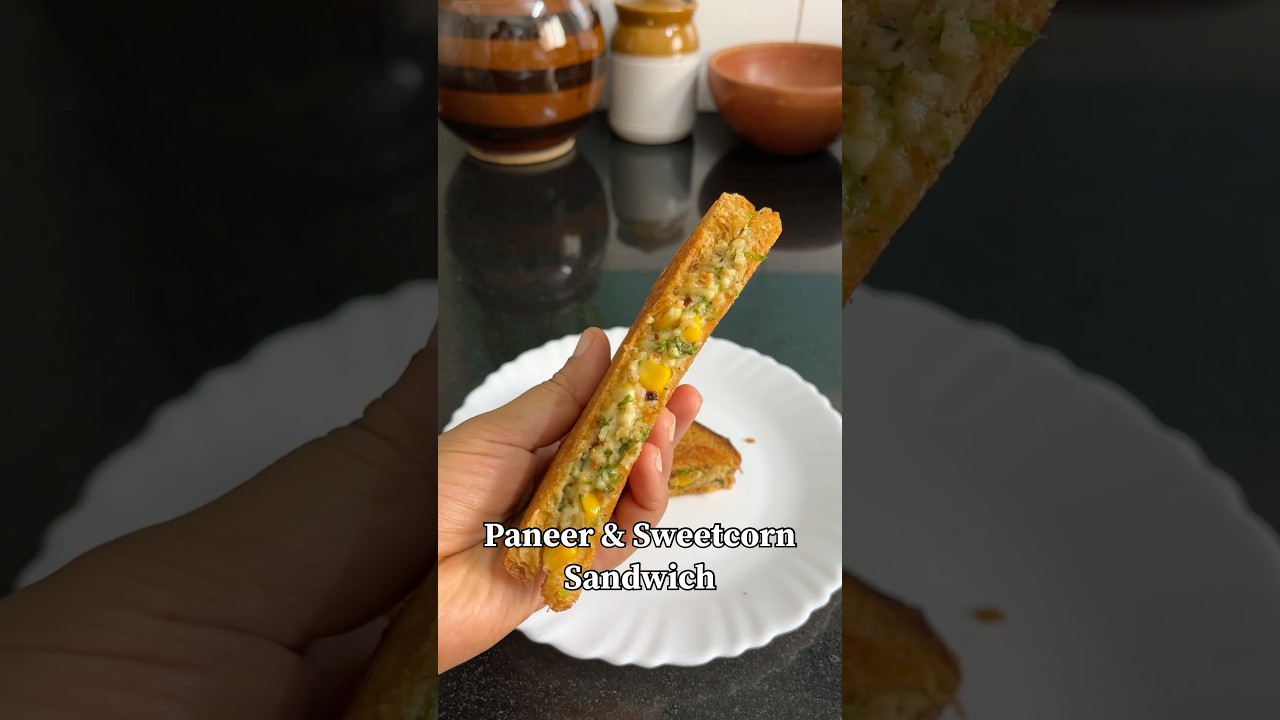 Sweetcorn & Paneer Sandwich | Healthy School Lunch Box Sandwich Recipe Sweetcorn & Paneer Sandwich | Healthy School Lunch Box Sandwich Recipe