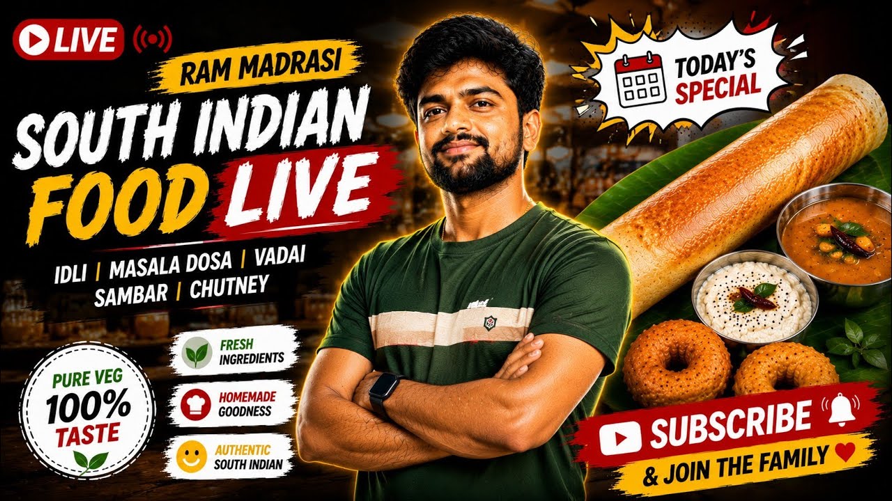 RAM MADRASI DOSA INDIA is live! RAM MADRASI DOSA INDIA is live!