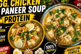 High Protein Egg, Chicken & Paneer Soup | Healthy Weight Loss Recipe | Easy Protein Soup