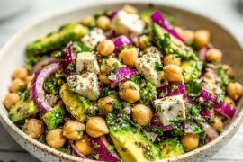 Top 5 Mediterranean Salad with Chickpeas | Easy Protein Salad Recipes | Easy and Healthy Salads